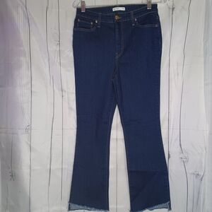 Nine West kick flare jeans with raw hem